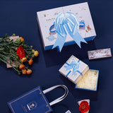 Set van 30 Lichtblauwe Lintstrikken - Automatische Trekstrikken voor Cadeaus, Bruiloften & Feesten - Decoratieve Linten van 120cm