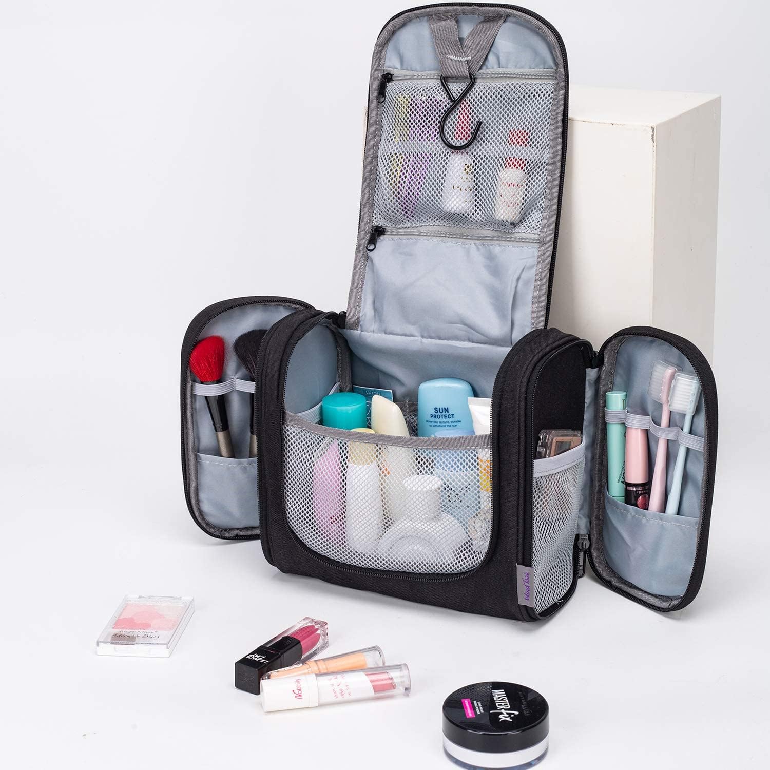 Hangende Toilettas - Grote Reis Waszak voor Dames, Cosmetische Tas voor Meisjes, Make-up Organizer, Toiletzak - Unisex