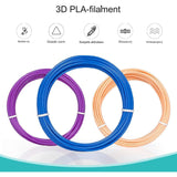 Filament voor 3D Pen 1.75 mm ABS/PLA Filament - Geschikt voor Tekenen, Kunst en Knutselen, Modelleren en Onderwijs - Hoogwaardige 3D Pen Filamenten - Diverse Kleuren - Duurzaam en Flexibel Materiaal - Eenvoudig te Gebruiken en Compatibel met de Meeste 3D