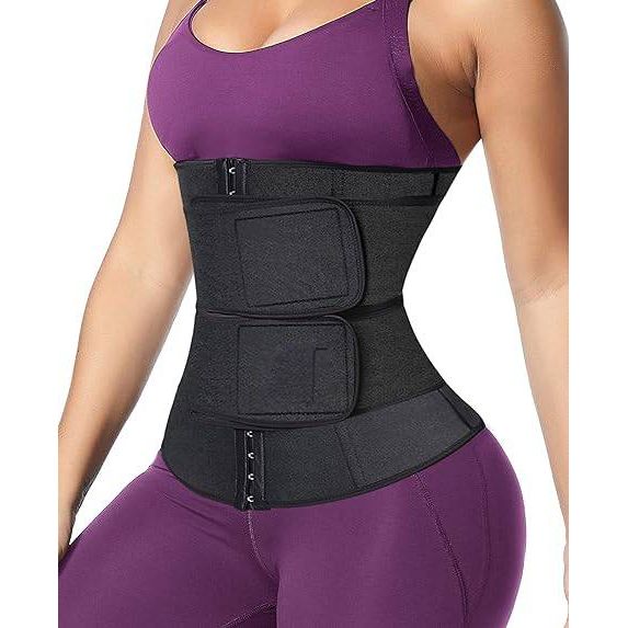Vrouwen Sauna Taille Trainer - Zweten en Trainen Corset voor een Slankere Taille - 2 Stijlen- Zwart of Grijs