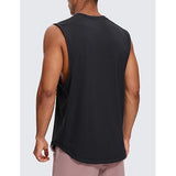 Mouwloos Heren Gym-Shirt – Sneldrogend – Workout & Hardlopen – UV-Bescherming UPF 50+ – 4-Weg Stretch - Model: Cool-Feeling