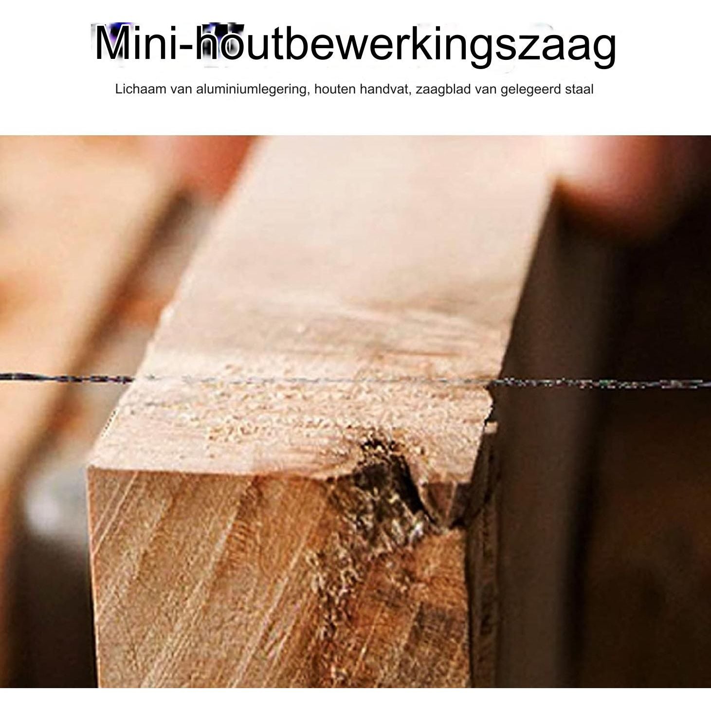 Professionele Zwaar Uitgevoerde Kapzaag met Frame en Vervangbaar Blad, Multidirectioneel Snijdend Handgereedschap voor Hout, Plastic, Rubber, Zacht Metaal (5 inch) - Duurzaam en Veelzijdig - Efficiënte Snijprestaties - Gemakkelijk te Gebruiken