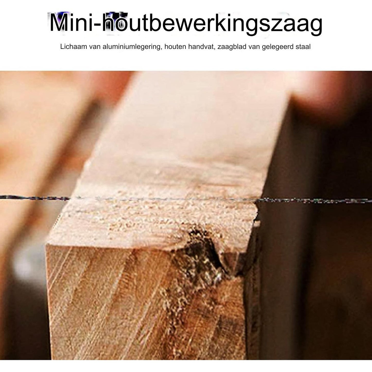Professionele Zwaar Uitgevoerde Kapzaag met Frame en Vervangbaar Blad, Multidirectioneel Snijdend Handgereedschap voor Hout, Plastic, Rubber, Zacht Metaal (5 inch) - Duurzaam en Veelzijdig - Efficiënte Snijprestaties - Gemakkelijk te Gebruiken
