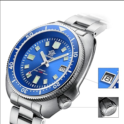 ADDIESDIVE Captain Willard Automatisch Duikhorloge 200M MY-H8 – Waterdicht, Stijlvol & Duurzaam met NH35A Uurwerk