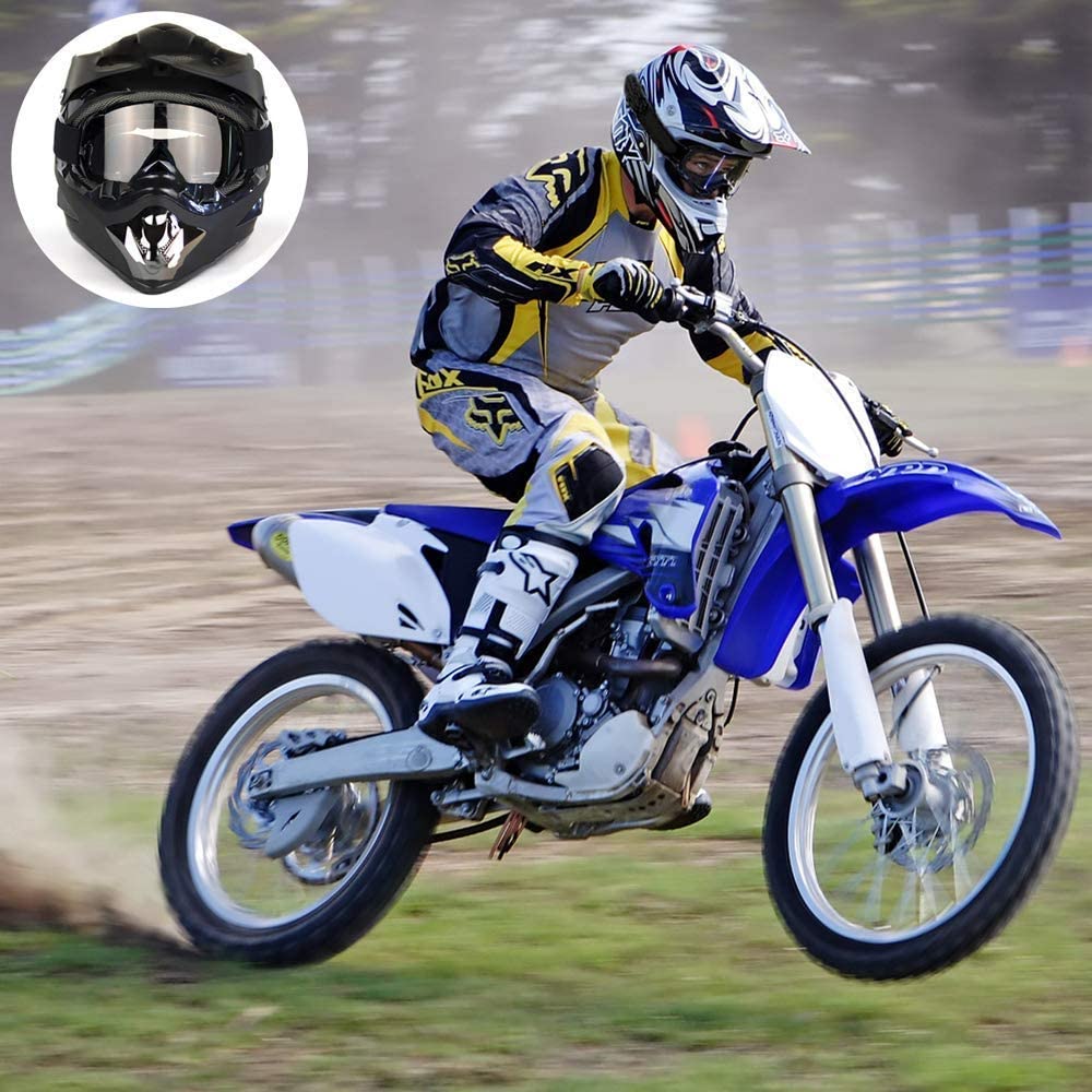 Motocross Brillen - Downhill Goggles - MX Gafas - Cross Country Goggle - Motorcross Bril - Dirt Bike Brillen - Blauw Reflecterende Lenzen