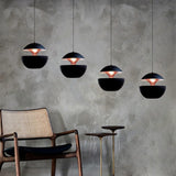 Vintage-Industrieel-Hanglamp - Zwart-Aluminium-Kap - E27-Fitting - Verstelbare-Kabel-150cm - Ø35cm - Zonder-Lichtbron - Plafondlamp-Modern-Lichtarmatuur - Voor-Woonkamer-Eetkamer-Hal-Slaapkamer