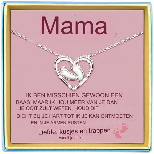 Geschenk Zwangerschapsketting voor Toekomstige Moeders - Origineel Idee voor Zwangere Vrouwen - Moeder Verjaardagscadeau en Kerstsieraad - Koper Kleur