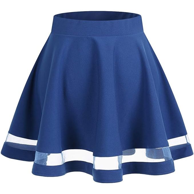Dames Mini A-Lijn Jurk – Maat XL – Stretchy Korte Zomerjurk Met Kant En Ruches – Comfortabele Chiffon Rok – Elegant & Vrouwelijk – Casual Of Feestelijk Draagbaar – WedTrend Stijl Zonder Merkaanduiding