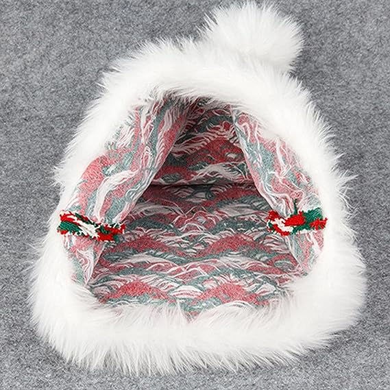 2 Stuks - Stijlvolle Gebreide Kerstmutsen voor Volwassenen - Creëer een Warme Kerstsfeer - 2 stuks kerstmutsen - Rood met strepen, Rood-Groen met strepen