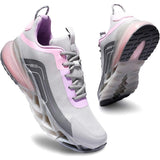 Dames Hardloopschoenen - Sneakers met Ademend Bovenwerk - Antislip Rubberen Zool - Lichtgewicht en Comfortabel - Vetersluiting - Geschikt voor Sport, Wandelen, Reizen en Outdoor Activiteiten