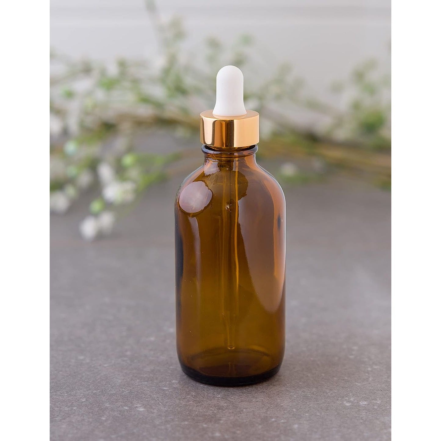 1 Stuk - Druppelflesjes 100m - Amber Glazen Flesjes met Pipet - Voor Essentiële Oliën, Parfums en Meer