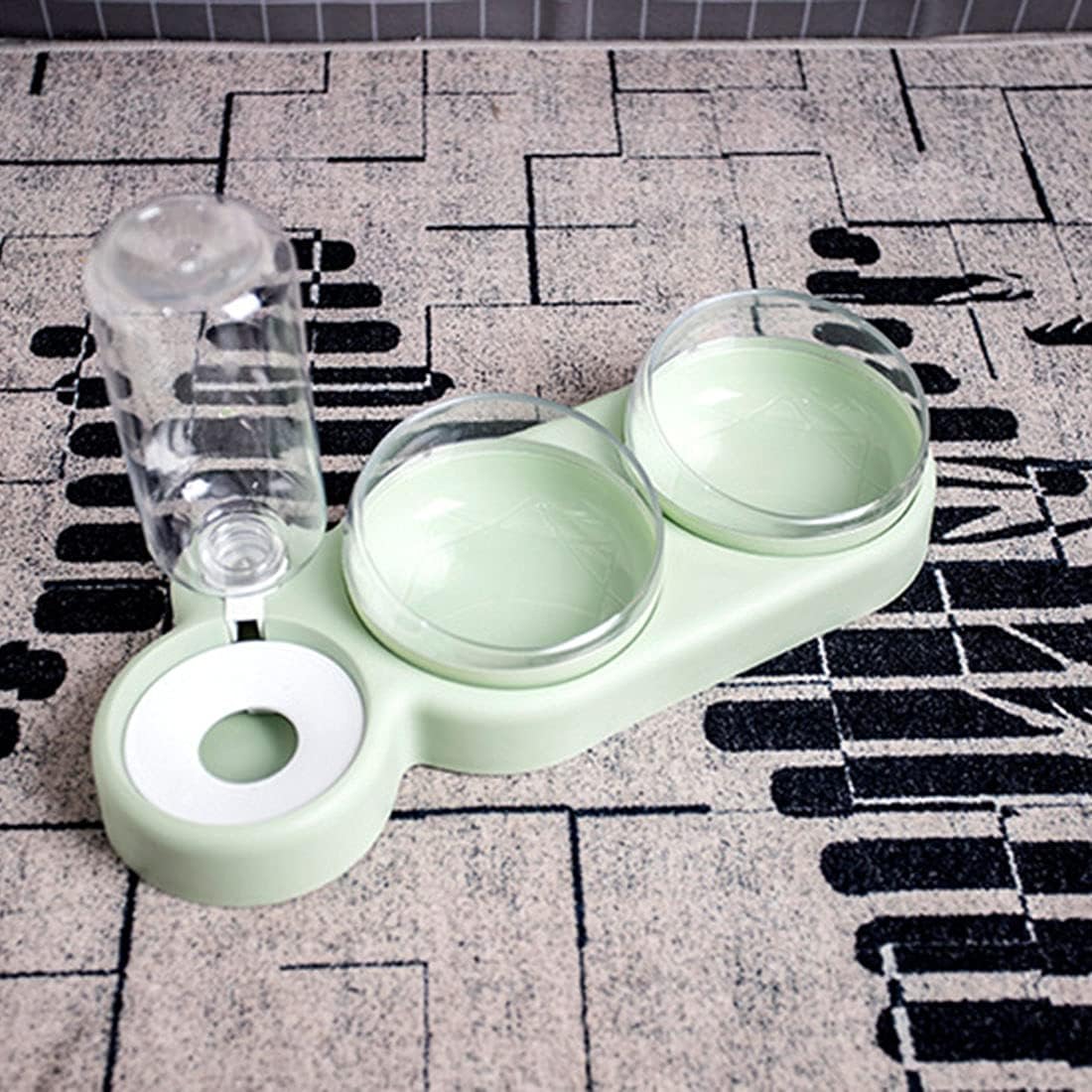 Huisdier Verzorgingsset - Slicker Borstel - Haarverwijderingsroller - Voerbak Kit - Effectieve Vachtverzorging - Verwijdert Los Haar en Klitten - Makkelijk Schoon te Maken - Anti-slip Ontwerp - Duurzaam Materiaal - Geschikt voor Katten en Honden