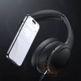 Doqause Draadloze Hoofdtelefoon V5.3, Opvouwbaar, 90 uur Speeltijd, 3 EQ Modi, Lichtgewicht met Microfoon - Ideaal voor Mobiel/Xiaomi/TV/PC - Zwart