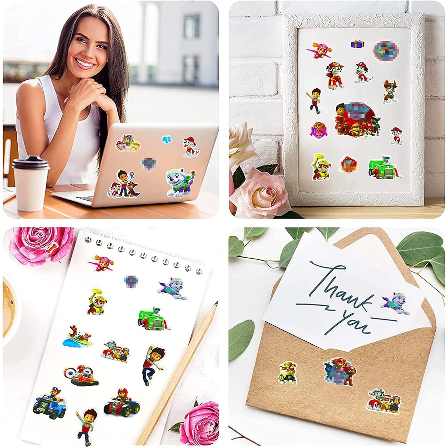 3D Paw Patrol Stickers voor Kinderen - 12 Vellen - Puffy Paw Patrol Stickers voor Jongens en Meisjes - Educatieve Beloningsstickers - Feestartikelen - Verjaardag - 17x7cm