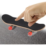 Set van 2 Finger Skateboards - 5-laags Esdoornhout en Legering - Inclusief Opbergdoos - Anti-slip Fingerboards voor Ontspanning en Stressverlichting - Perfect Cadeau voor Kinderen