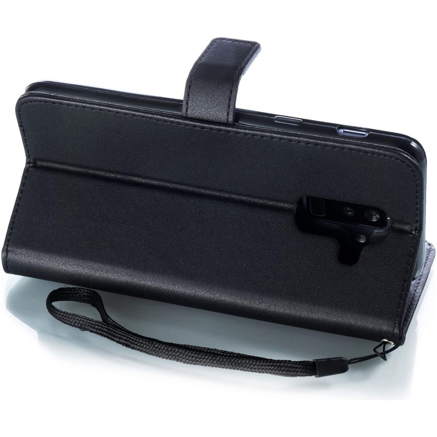 Hoesje voor Samsung Galaxy S9  - Portemonnee hoesje voor Samsung Galaxy S9  - Case met kaartsleuven, standaard en magnetische sluiting - Beschermende PU leren flip cover met schokbestendige TPU - Polsbandje - Lichtbruin
