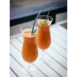 Set van 6 Pina Colada Cocktailglazen – Elegante Hurricane Glazen van 400 ml – Stevig Glas voor Tropische Dranken, Milkshakes, Daiquiri’s &amp; Margaritas – Perfect voor Feestjes, Bars en Restaurants