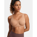 SYROKAN - High Impact Sport BH - Plus Size - Met Beugel - Maximale Ondersteuning - Ademend Mesh Rugpaneel - Brede Verstelbare Bandjes - Grote Cupmaten