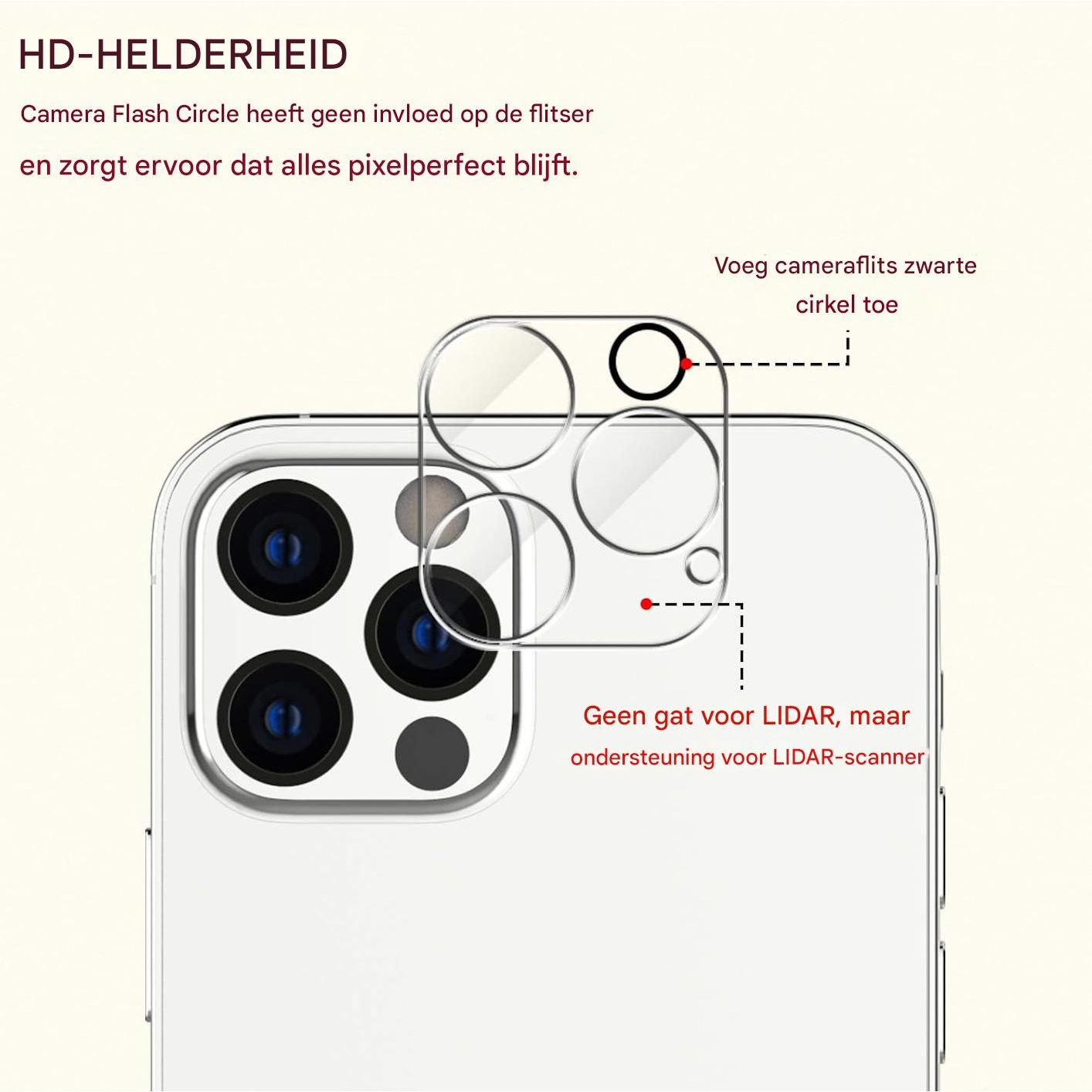 iPhone 12 Pro Max 3+3 Screen Protector Camera Lens Protector – Geschikt voor iPhone 12 Pro Max 6.7 inch – 9H Gehard Glas – Case-Vriendelijke Pasvorm – Inclusief Installatiekit – HD Helderheid – Bescherming Tegen Krassen en Stoten