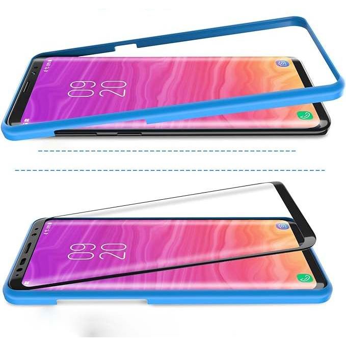 Set van 2 Screen Protectors voor Samsung Galaxy S8 Plus - 3D Afgerond Gehard Glas, 9H Hardheid, Ultra-helder - Inclusief Positioneringshulp, Anti-Kras, Anti-Olie en Anti-Bubbel Eigenschappen