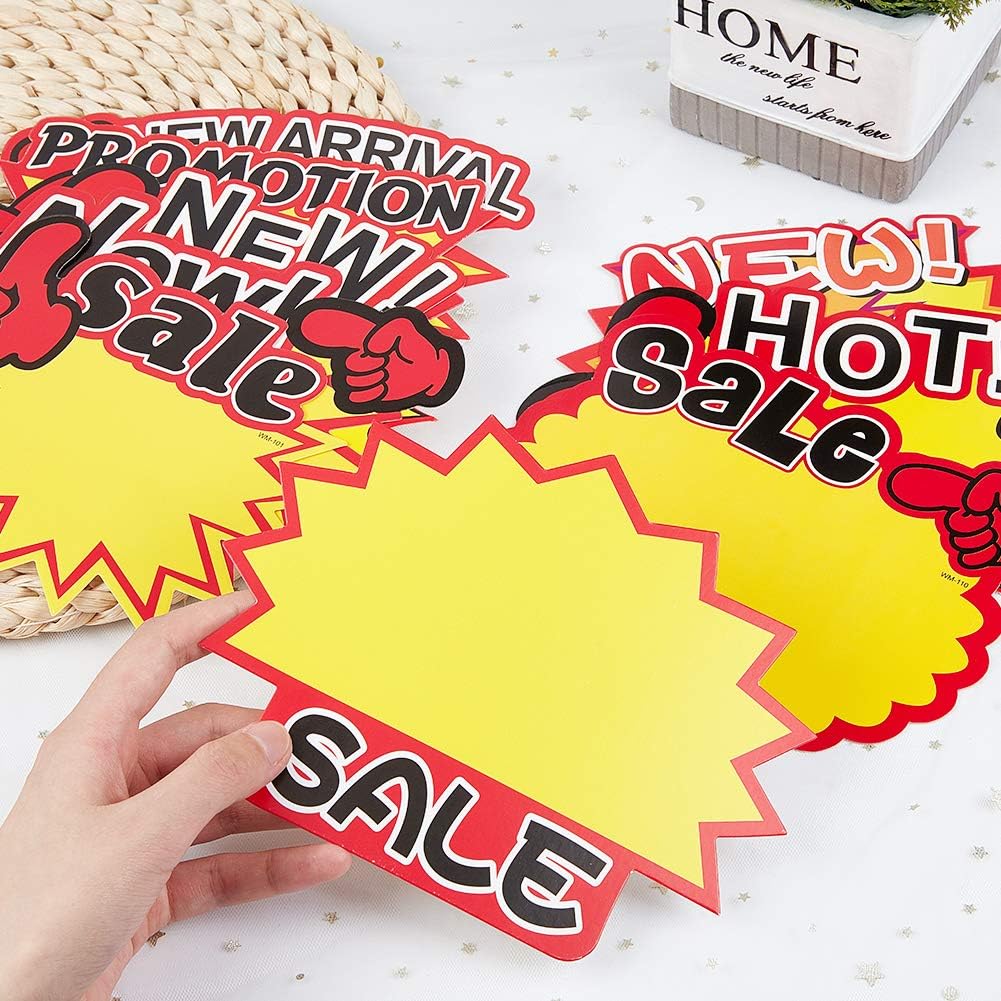 Opvallende Verkoop Stickers voor Winkels en Retail - Boost je Verkoop met Opvallende Prijslabels - 90 Stuks in 9 Stijlen
