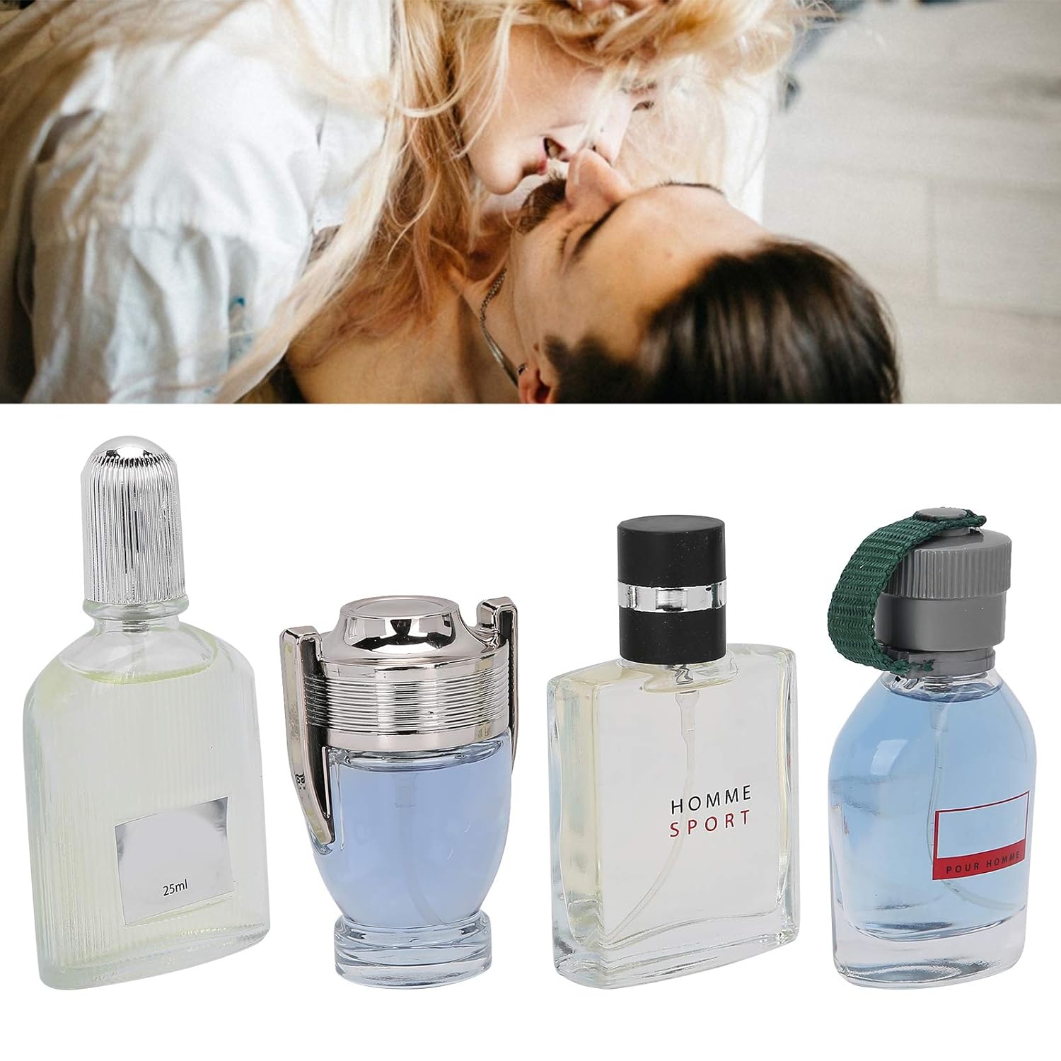 4 - Heren Eau De Toilette - Geuren Set voor Mannen - Parfum voor Mannen - Cologne Cadeauset - Duurzaam Kerst- & Thanksgiving Geschenk - Voor Jouw Vriend of Andere Mannelijke Vriend - Hoogwaardig, Langdurig en Verfijnd Aroma