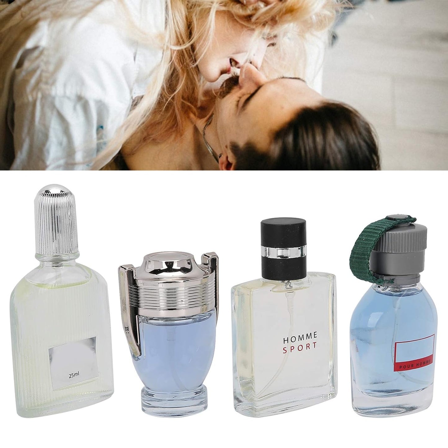 4 - Heren Eau De Toilette - Geuren Set voor Mannen - Parfum voor Mannen - Cologne Cadeauset - Duurzaam Kerst- & Thanksgiving Geschenk - Voor Jouw Vriend of Andere Mannelijke Vriend - Hoogwaardig, Langdurig en Verfijnd Aroma