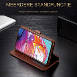 OnePlus Nord N10 5G Hoesje - [Niet Geschikt voor Nord N100 / Nord 5G] met [Inbegrepen Gehard Glas Beschermer] Leren Portemonnee Telefoonhoesje - Bruin - Premium Wallet Hoesje - Modieuze Beschermhoes met Kaarthouder