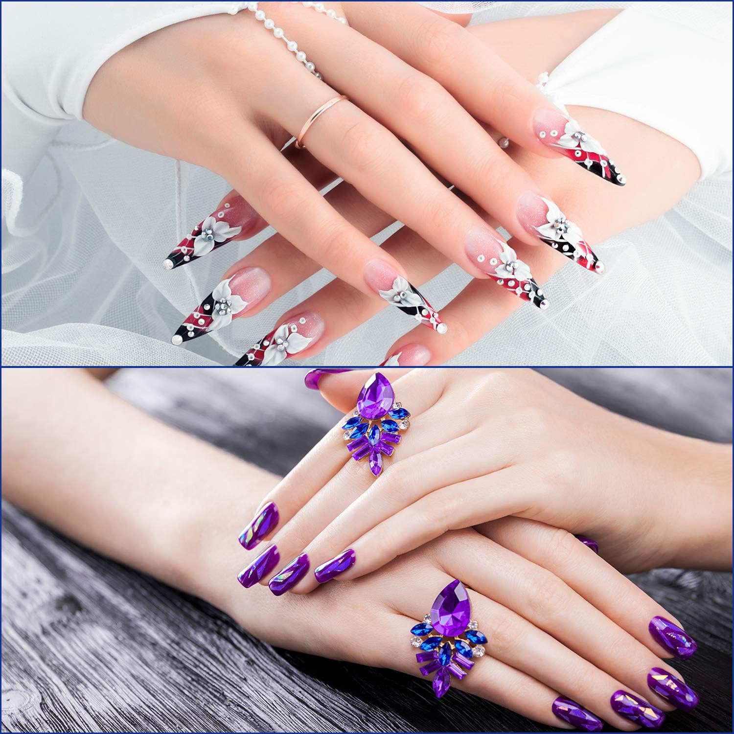 Sneldrogende Nagellijm Flessen - Sterke Hechting voor Kunstnagels - Eenvoudig in Gebruik - Perfect voor Nail Art en Professioneel Gebruik - Set van 12