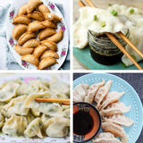 9-Delige Dumpling en Ravioli Maker Set - Roestvrij Staal - Inclusief Deegroller, Dumplingvormen en Deegsnijders - Professioneel Keukengereedschap voor Makkelijk en Snel Dumplings Maken