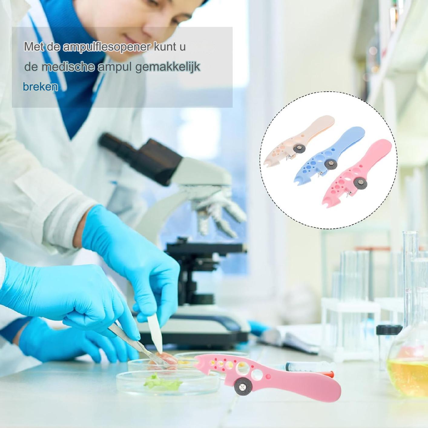 Fiala - Flesopener Fiala - Opener Apparaat Fiala - Glazenpotopener Fiala - Flessenschakelaar Opener Ampulsnijder Flesopening Medisch Hulpmiddel - Veelzijdige gereedschappen voor eenvoudig openen en snijden