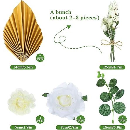 13 Stuks  - Elegante  Boho Taartdecoratie - Gouden Taarttoppers voor Verjaardagen, Bruiloften en Babyshowers
