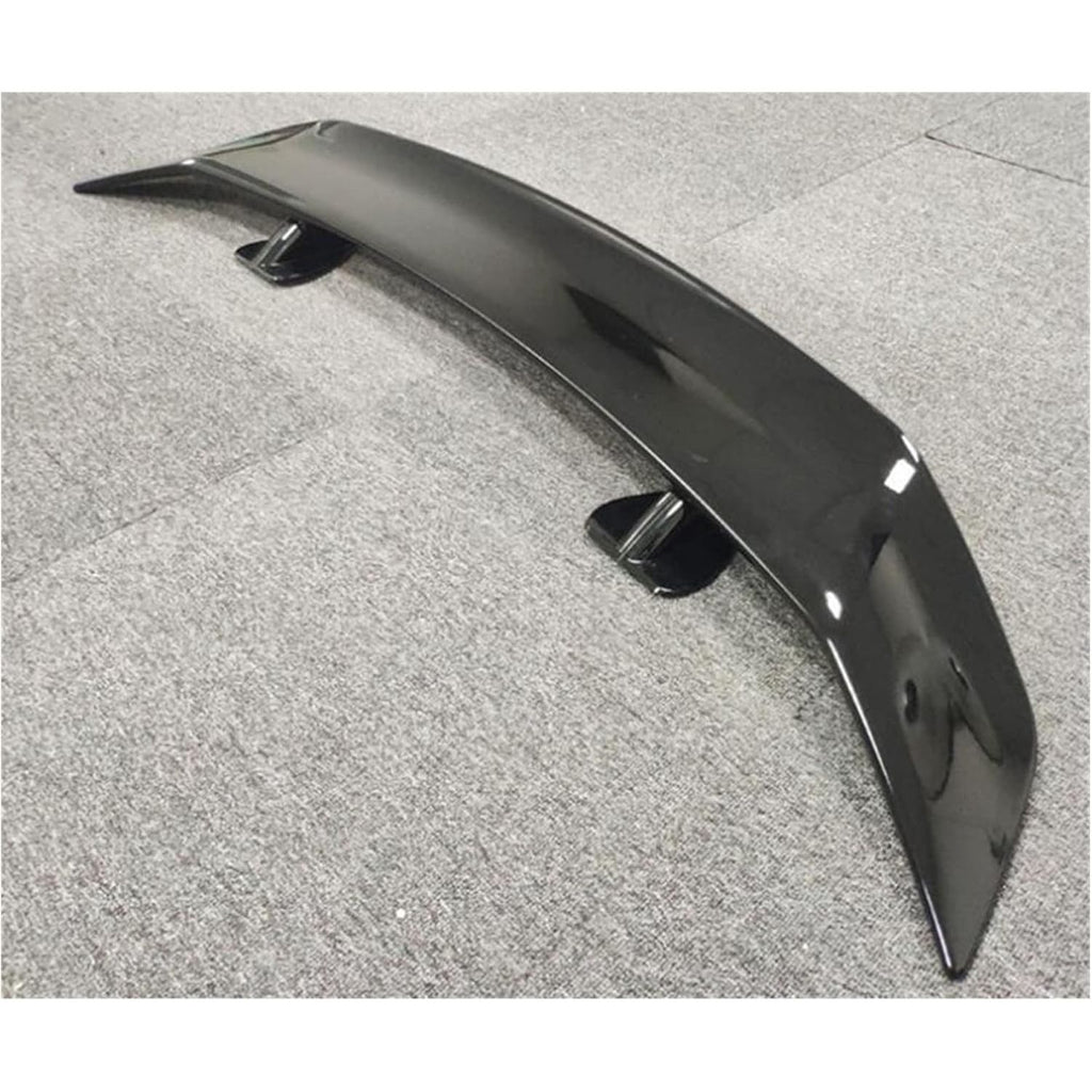 Universele Auto Achtervleugel – GT-Style Spoiler voor Sedan – ABS Kunststof Kofferbakvleugel in Glanzend Zwart – Sportieve Aerodynamische Achtervleugel voor Verbeterde Stabiliteit en Design