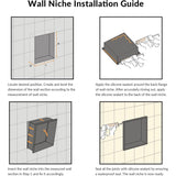 Inbouw Douche Niche 30 x 60 cm – Roestvrijstalen Inbouwnis voor Douchewand – Champagne Goud Wandnis met Dubbele Planken – Waterdichte RVS Opbergvak Zonder Tegels – Anti-Vingerafdruk – Makkelijk te Monteren Inbouwrek