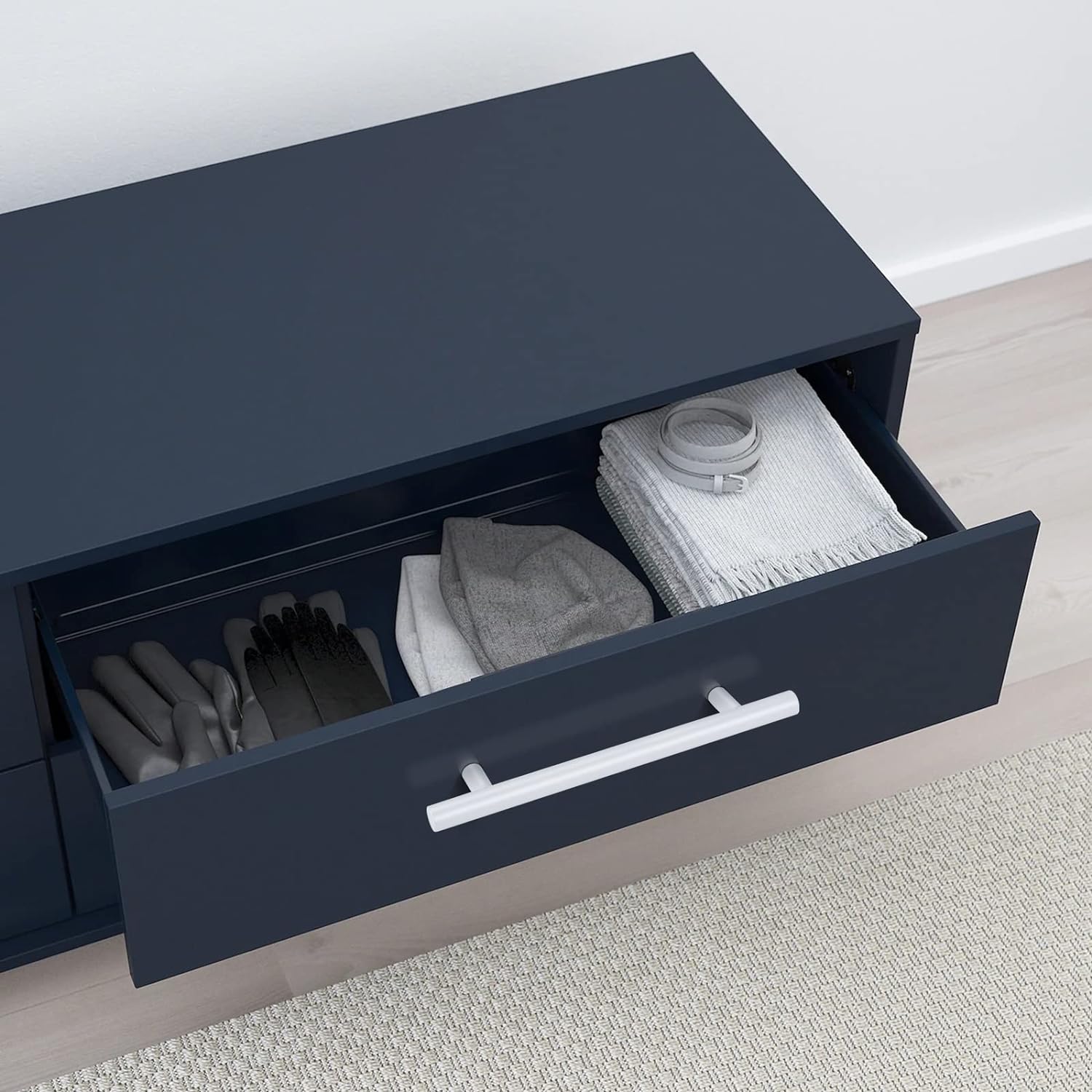 15 Stuk Moderne Witte RVS Keukenkast Handgrepen, Euro Stijl T-Bar, Geschikt voor Kasten & Laden, Duurzaam en Stijlvol, 15-Pack, Eenvoudige Installatie