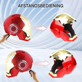 Iron Man MK 5 Helm - Draagbare Superheld Helm met Jarvis Voice &amp; Touch/Remote Bediening - Cosplay en Verzamelstuk - Gouden ABS Metalen Uiterlijk - Perfect voor Halloween, Verjaardag en Kerst