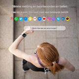 Dames-Slimhorloge - Bellen/Opnemen - Kunstmatige Intelligentie Stem - 1.85'' Fitnesstracker met SpO2 - Hartslagmeter - Slaapmonitor - Fitnesstracker 100+ Sportmodi - Calorieënteller - Smartwatches voor Android en iOS