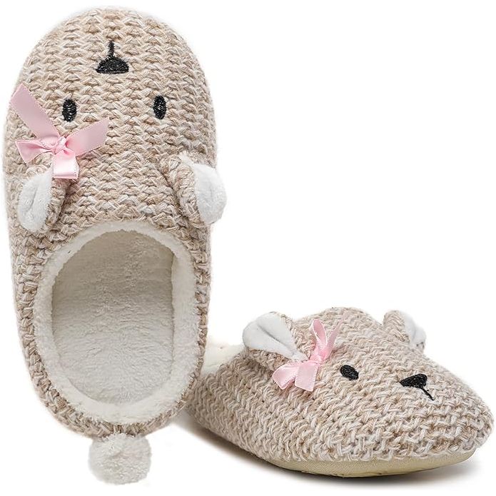 Pluche Winterpantoffels met Traagschuim - Antislip & Comfortabel - Voor Kinderen, Dames en Heren