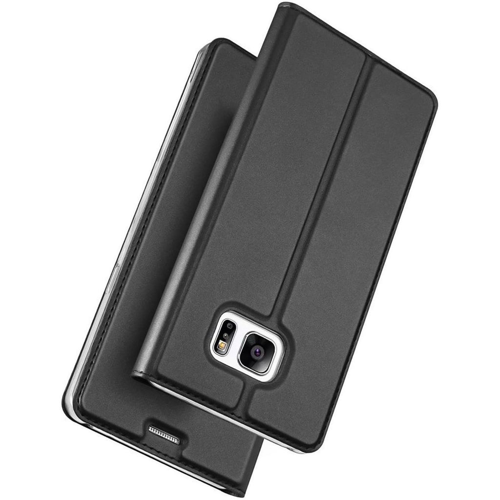 Samsung Galaxy S7 Premium Mobiele Telefoon Flip Cover - Boekhoes met Geïntegreerde Magneet - PU Lederen Case - Beschermende Telefoonhoes met Stijlvol Design - Portemonnee Functie - Kaartsleuven - Standfunctie - Compatibel met Galaxy S7 - Luxe Bescherming