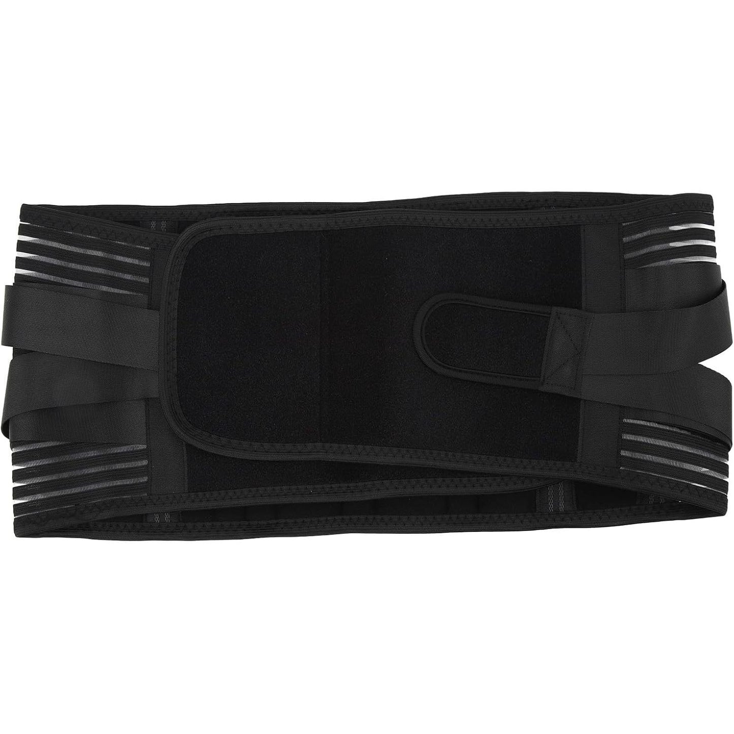 Taille Steunriem - 6-Voudige Rugbrace Met Ritssluiting - Ademend Elastisch Gaas - 16-Gaats Ontwerp - Rugbescherming Voor Heren - Maat M - Voor Preventie en Ondersteuning - Verstelbare Compressiebanden - Anti-slip Siliconen Riemen