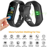 V101 - Multifunctioneel Smartwatch - Fitness Tracker- Volledig Touchscreen - Gezondheidsmonitor - IP68 Waterdicht - Oproep/SMS Meldingen - Lange Batterijduur