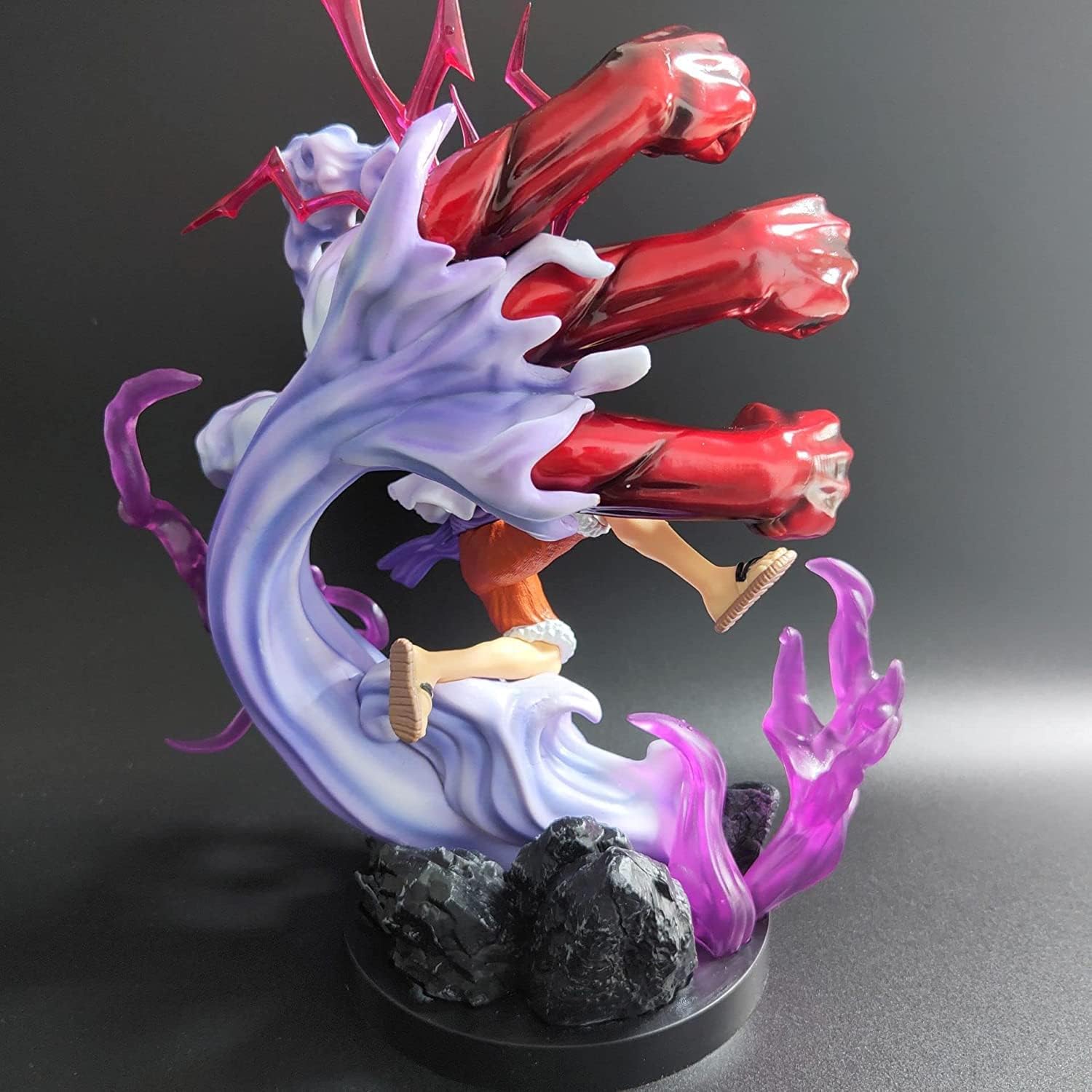 One Piece –  Gear 5 Monkey D. Luffy Actiefiguur 18cm | Premium PVC Anime Beeldje | Luffy Series Collectible | Verzamelfiguur, Decoratie & Cosplay Model voor Fans van One Piece – Geschenk voor Kinderen & Volwassenen (A)