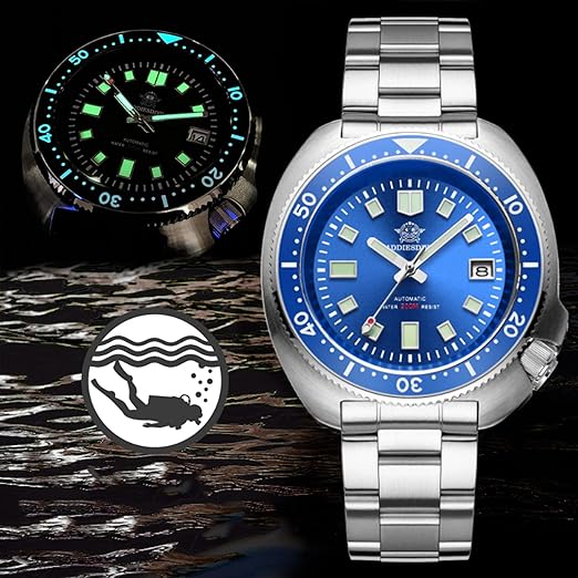 ADDIESDIVE Captain Willard Automatisch Duikhorloge 200M MY-H8 – Waterdicht, Stijlvol & Duurzaam met NH35A Uurwerk