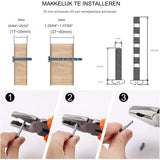 4 Stuks - Zwarte Meubelknoppen - 30 mm Ronde Kastknoppen - Modern Design Met Schroeven - Geschikt Voor Kasten, Lades, Meubels, Keukenkastjes en Garderobes - Zink Materiaal - Eenvoudige Installatie Voor Elegante Interieur Upgrade