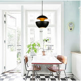 Vintage-Industrieel-Hanglamp - Zwart-Aluminium-Kap - E27-Fitting - Verstelbare-Kabel-150cm - Ø35cm - Zonder-Lichtbron - Plafondlamp-Modern-Lichtarmatuur - Voor-Woonkamer-Eetkamer-Hal-Slaapkamer