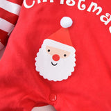 Kerstmis Baby Outfit - Charmante en Comfortabele - Xmas Onesie - Ademende Katoenmix Romper met Bijpassende Hoed in Kerstman of Elf Ontwerp - Ideaal voor Foto’s, Feesten en Eerste Kerstviering - Beschikbaar voor 0-24 Maanden