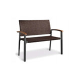 BRUBAKER Milano – Inklapbare Ronde Tafel – Ø 70 cm – Glazen Tafelblad – Metaal – Weerbestendig – Antraciet – Te Gebruiken als Bijzettafel of Eettafel – Voor Binnen en Buiten