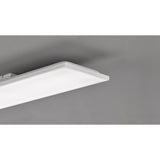 EGLO Rechthoekige LED Plafondlamp - Calemar - Moderne Plafondverlichting - Wit Met Gouden Details - 99,2x24,2x6,9 cm - Energiezuinige Binnenlamp - Geschikt Voor Woonkamer - Slaapkamer - Hal - 2550 Lumen - Hoogwaardige Materialen