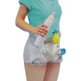 Adult Baby Verkleedset - Vrijgezellenfeest - Thema Volwassen Baby - 4-delig - Inclusief Luier, Speen, Drinkfles en Speld - One Size - Unisex - Grappig Kostuum voor Verkleedfeestjes en Carnaval