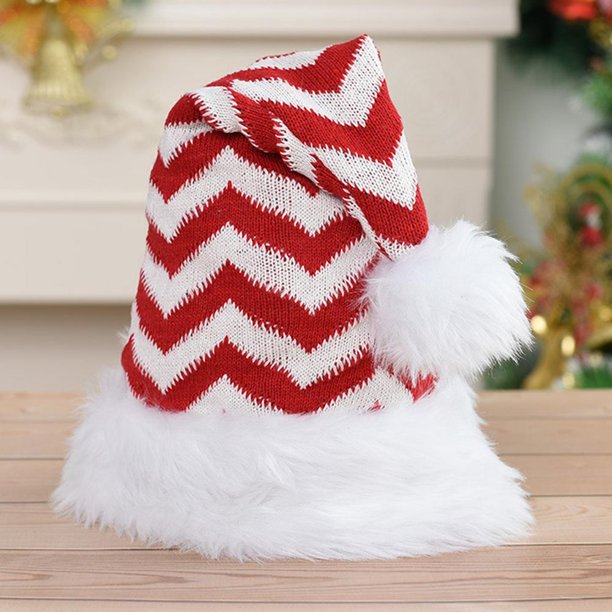 2 Stuks - Stijlvolle Gebreide Kerstmutsen voor Volwassenen - Creëer een Warme Kerstsfeer - 2 stuks kerstmutsen - Rood met strepen, Rood-Groen met strepen